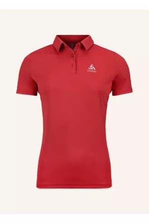 Odlo Damen Poloshirts - Funktions-Poloshirt Cardada rot