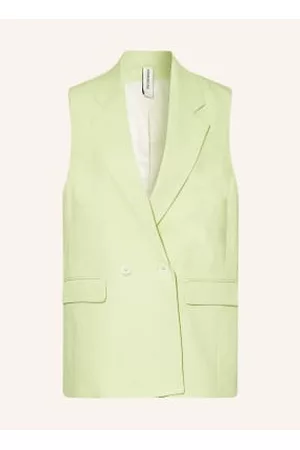Drykorn Damen Blazer & Sakkos - Blazerweste Hainault Mit Leinen gelb