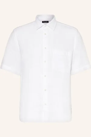 Marc O’ Polo Kurzarm-Hemd Regular Fit Aus Leinen