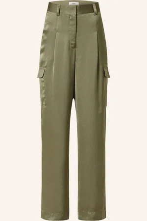 Bash Cargohose Cary Aus Satin gruen