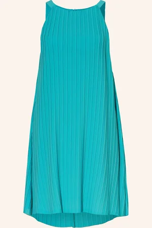 Riani Plisseekleid blau