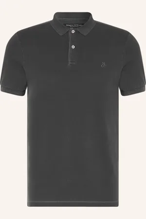 Marc O’ Polo Piqué-Poloshirt Shaped Fit grau
