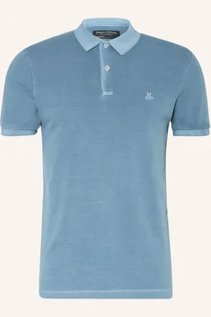 Marc O’ Polo Piqué-Poloshirt Shaped Fit blau