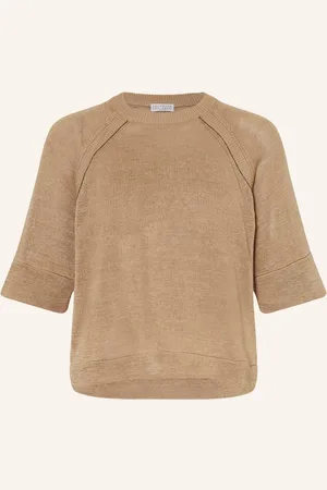 Brunello Cucinelli Cropped-Strickshirt
