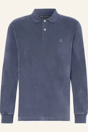 Marc O’ Polo Jersey-Poloshirt Regular Fit blau