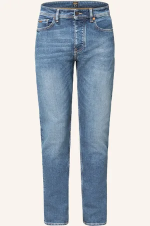 HUGO BOSS Jeans Taber Tapered Fit blau