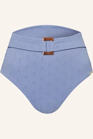 Watercult High-Waist-Bikini-Hose Island Nostalgia blau