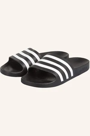 adidas Pantoletten Adilette Aqua schwarz