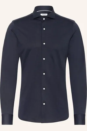 PAUL Jerseyhemd Slim Fit blau