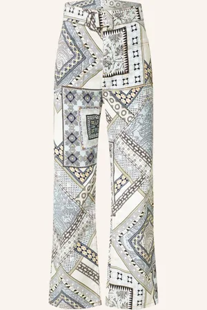 Etro 7/8-Hose blau