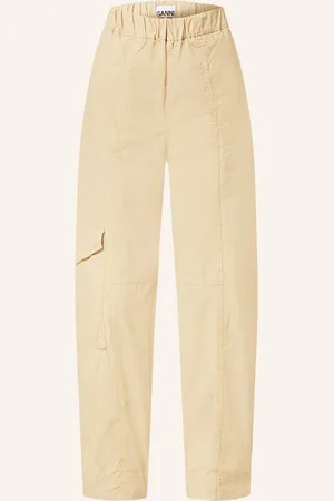 Ganni Cargohose beige