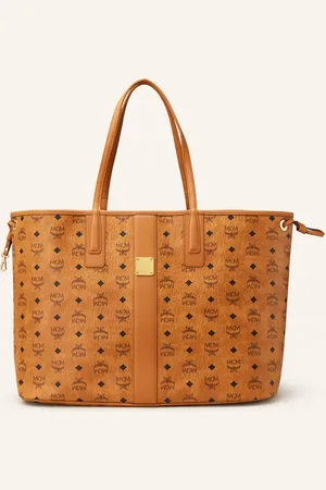 MCM Shopper Liz Vi Um Wenden Mit Pouch braun