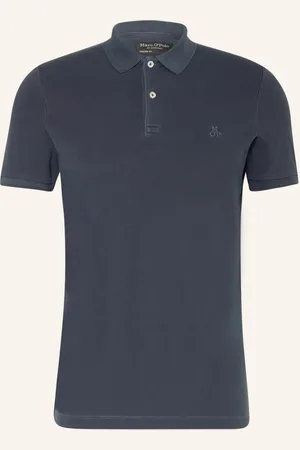 Marc O’ Polo Piqué-Poloshirt Shaped Fit blau