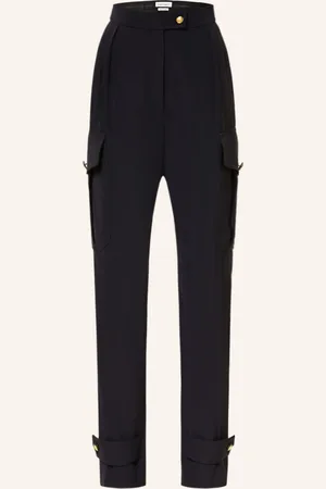 Alexander McQueen Cargohose blau