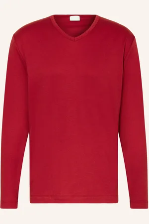 Mey Schlafshirt Serie Solid Night rot