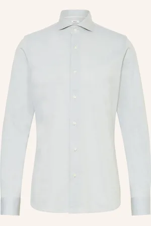 PAUL Piqué-Hemd Slim Fit gruen