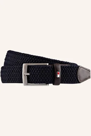 Tommy Hilfiger Flechtgürtel New Adan blau