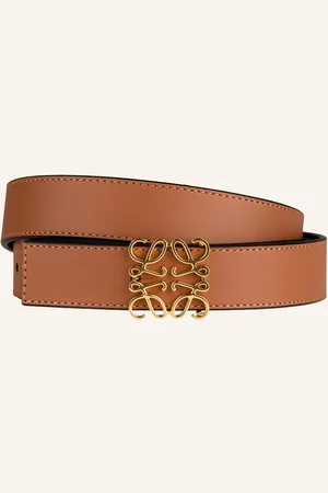 Loewe Ledergürtel Zum Wenden beige