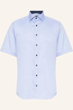 ETERNA Kurzarm-Hemd Modern Fit blau