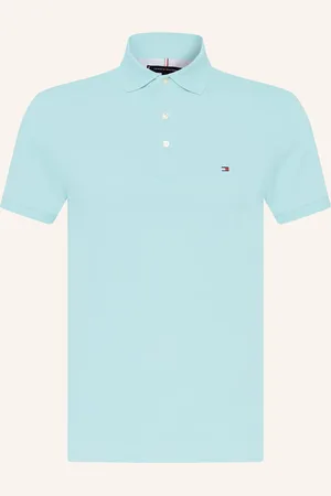 Tommy Hilfiger Piqué-Poloshirt Slim Fit blau