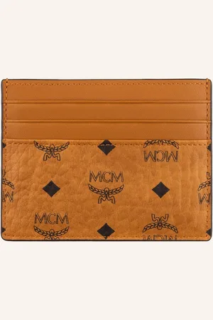 MCM Kartenetui Visetos Original Mit Geldklammer braun