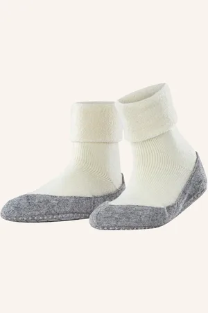 Falke Stoppersocken Cosyshoe Aus Merinowolle weiss