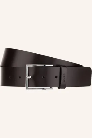 HUGO BOSS Ledergürtel Giaspo braun