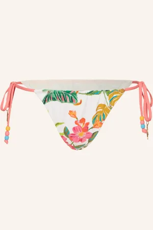 Seafolly Triangel-Bikini-Hose Tropica weiss