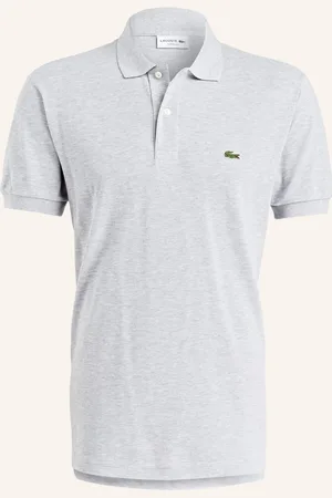 Lacoste Piqué-Poloshirt Classic Fit grau