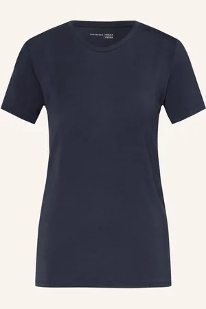 Schiesser Schlafshirt Mix+Relax blau