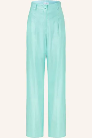 Riani Marlenehose Mit Leinen blau