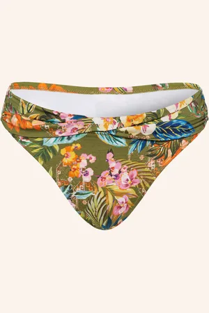 Watercult Basic-Bikini-Hose Sunset Florals gruen