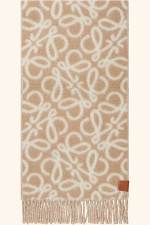Loewe Schal Anagram Mit Alpaka beige