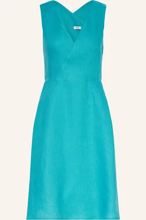 Riani Leinenkleid blau
