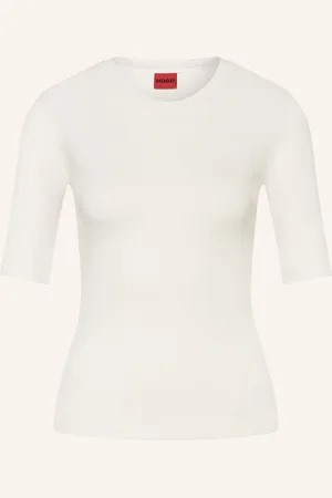 HUGO BOSS T-Shirt Darnelia weiss