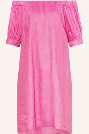 DARLING HARBOUR Leinenkleid pink