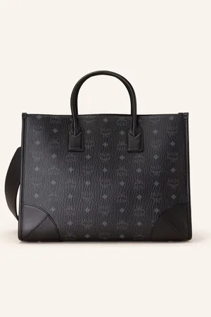 MCM Shopper Munchen Visetos schwarz