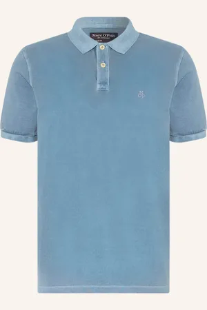Marc O’ Polo Piqué-Poloshirt blau