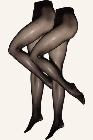 Falke 2er-Pack Feinstrumpfhose Matt Deluxe 30