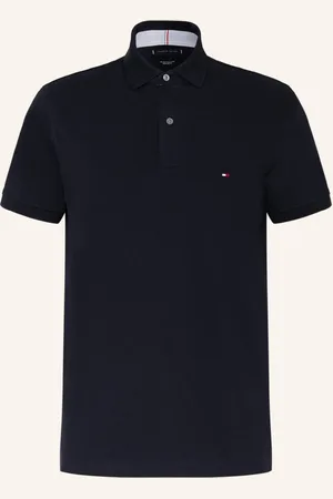 Tommy Hilfiger Piqué-Poloshirt Regular Fit blau