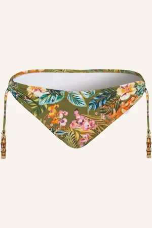 Watercult Basic-Bikini-Hose Sunset Florals gruen