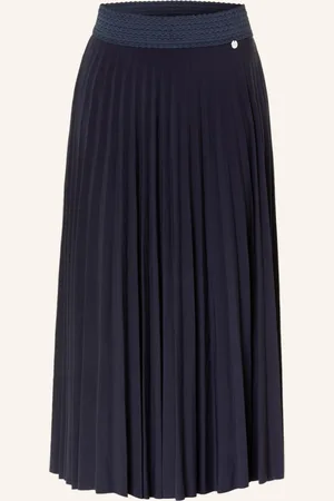Rich & Royal Plisseerock blau
