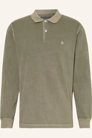 Marc O’ Polo Jersey-Poloshirt Regular Fit gruen