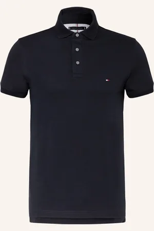 Tommy Hilfiger Piqué-Poloshirt Slim Fit blau