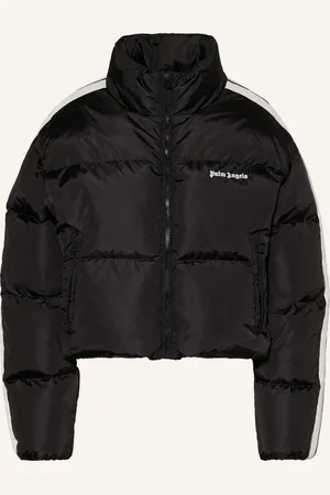 Palm Angels Daunenjacke Mit Galonstreifen