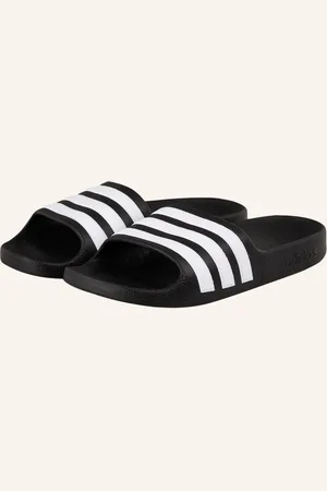 adidas Pantoletten Adilette Aqua schwarz