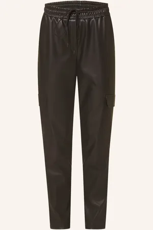 DARLING HARBOUR Hose Im Jogging-Stil In Lederoptik