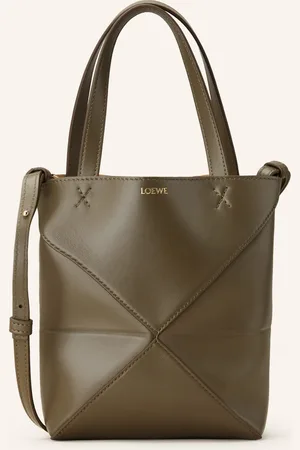 Loewe Handtasche Puzzle Tote Mini gruen