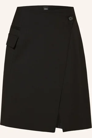 HUGO BOSS Rock Velmuta In Wickeloptik
