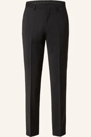 HUGO BOSS Anzughose Leon Regular Fit schwarz